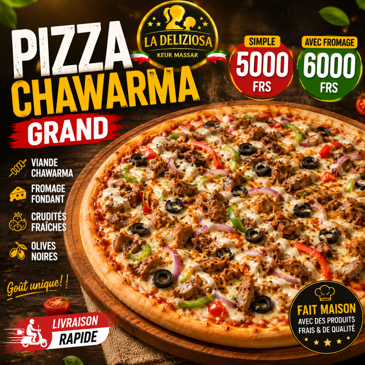 PIZZA CHAWARMA GRAND