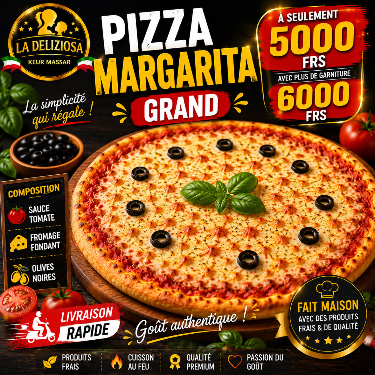PIZZA MARGARITA GRAND