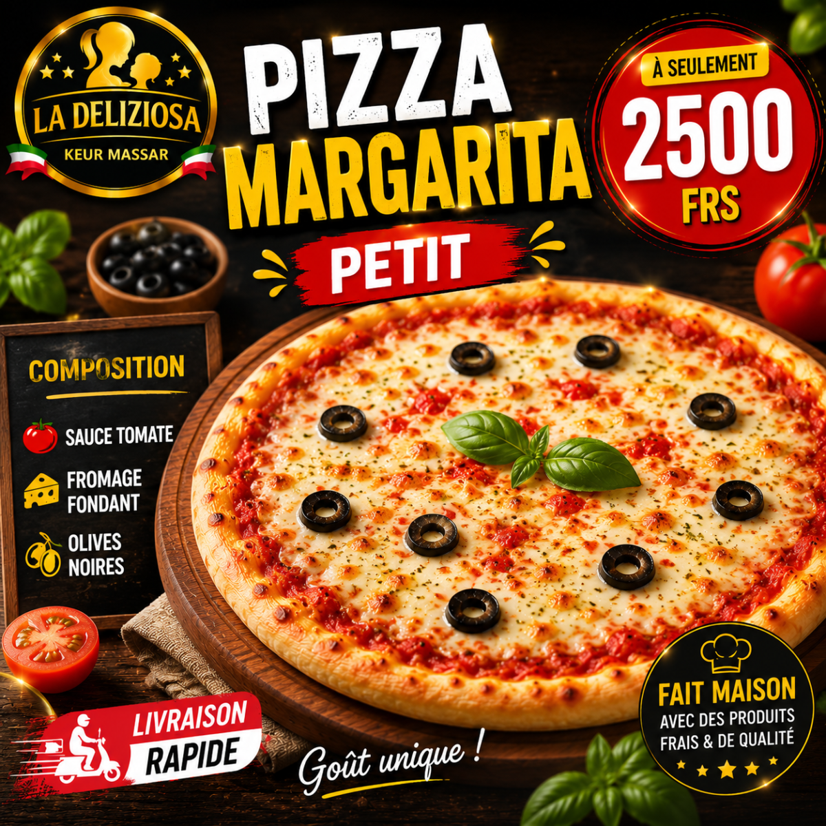 PIZZA MARGARITA PETIT