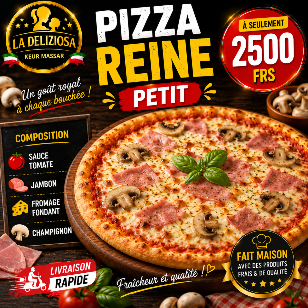 PIZZA REINE PETIT