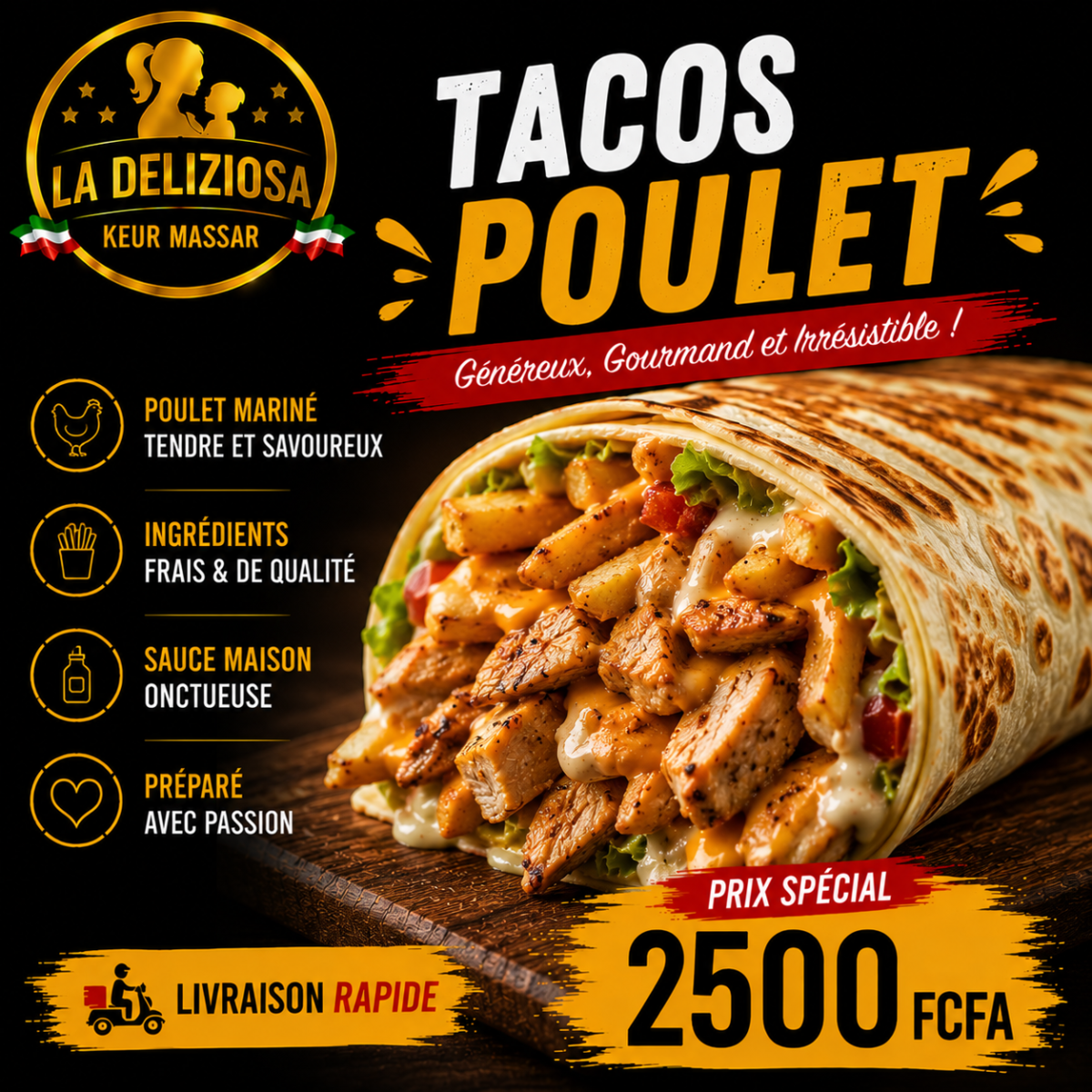 Tacos Poulet