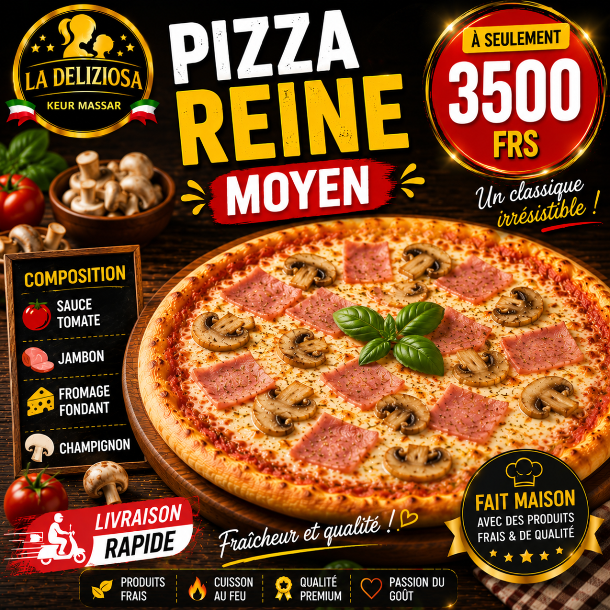 PIZZA REINE MOYEN